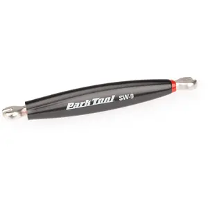 Park Tool SW-9 Doppelter Speichenschlüssel Adulte Unisexe, Noir/Gris, Taille Unique
