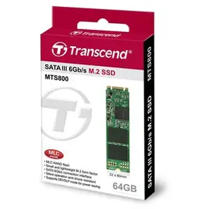 Transcend MTS800 64 Go M.2 Série ATA III MLC pas cher