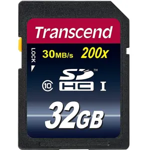 Transcend 32GB SDHC | Class 10 | Carte mémoire | ECC | Correction d'erreurs pas cher
