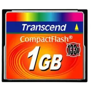 Transcend 1 GB CF 133x 1 Go CompactFlash MLC pas cher