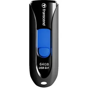 Transcend JetFlash 790 Clé USB 64 GB noir, bleu TS64GJF790K USB 3.1 Gen 1 pas cher