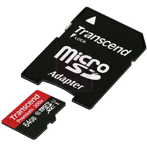 Transcend TS64GUSDU1 mémoire flash 64 Go MicroSDXC MLC Classe 10 pas cher
