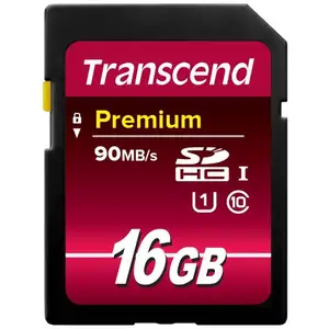 Transcend 16GB SDHC Class 10 UHS-I 16 Go NAND Classe 10 pas cher