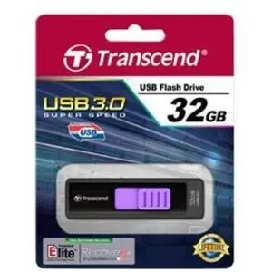 Clé USB Transcend JetFlash 760 32 Go - Noir, Violet - USB 3.2 pas cher