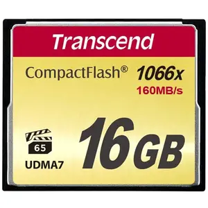 Transcend CompactFlash Card 1000x 16GB 16 Go MLC pas cher