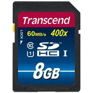 Transcend 8GB SDHC Class 10 UHS-I 8 Go NAND Classe 10 pas cher