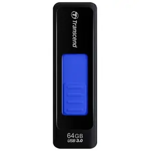 Clé USB Transcend JetFlash 760 64 Go - Bleu, Noir - USB 3.2 pas cher
