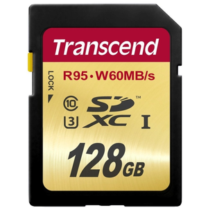 Transcend SDXC 128 Go Ultimate UHS-I 633x (95 Mb/s) pas cher