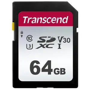 Comparateur de prix : Transcend TS64GSDC300S mémoire flash 64 Go SDXC NAND Classe 10