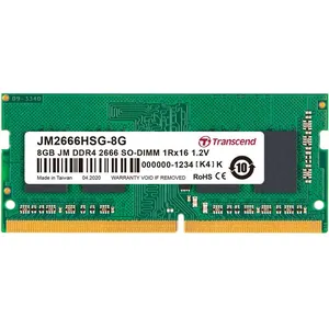 Comparateur de prix : Transcend JM2666HSG-8G 8GB DDR4 2666MHz So-DIMM 1Rx16 1.2V
