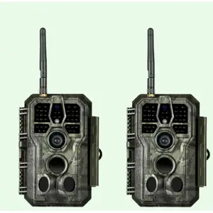 BlazeVideo Pack x2 Caméras de Chasse WiFi Bluetooth, 32MP 1296P et Vis... pas cher