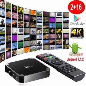 ONEVER X96mini Android 7.1 4 Décodeur Stream tv Box Quad Core 2+16G 2.4GHz WiFi 4Kx2K HD Lecteur multimediaVendu parcdiscount