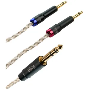 Comparateur de prix : Câbles casques Meze Furukawa PCUHD Jack 6.3mm plaqué Argent tressé (2,...