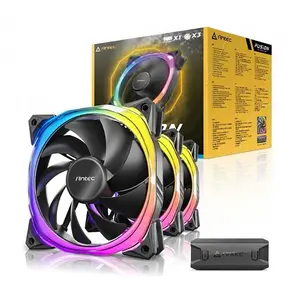 Comparateur de prix : Antec Fusion 120 ARGB - Noir - Pack de 3 + contrôleur