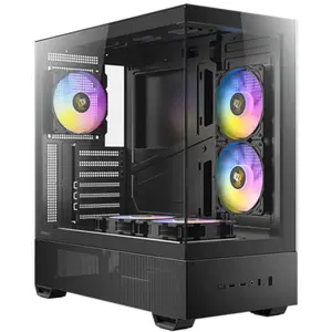 Boîtier ATX Antec CX705 aRGB vue panoramique 270° 5 ventilateurs PWM pas cher