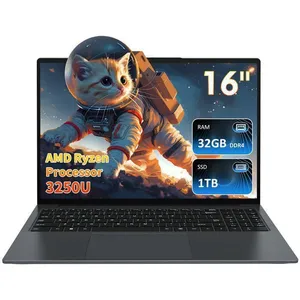 PC portable Auusda - 16" FHD 32 Go de RAM 1To SSD AMD Ryzen 3 3250U (J... pas cher