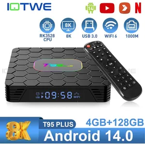 XGODY TV Box Android 14.0 boitier Tv T95 PLUS4 Go + 128 Go 8K HD Quad ...Vendu parcdiscount