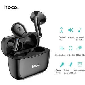 Non communiqué Écouteurs Intra-Auriculaire Sans Fil Bluetooth HOCO EW12-Noir pas cher