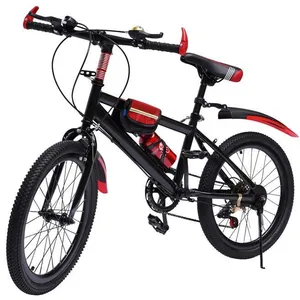 OUKANING Vélo enfant de montagne - 20" VTT - ROUGE - double Frein de stationnement pas cher