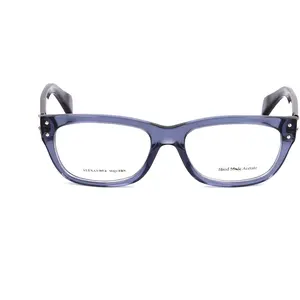 Cadre de spectacle unisexe Alexander McQueen AMQ-4223-BMP Blue Ø 52 mm pas cher