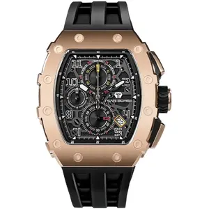 Montre Bracelet Tsar Bomba TB8204Q35 - CHRONO QUARTZ PVD ROSE SILICONE... pas cher
