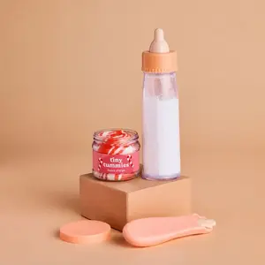 Coffret repas petit pot et biberon magiques pour poupée sucre d'orge pas cher