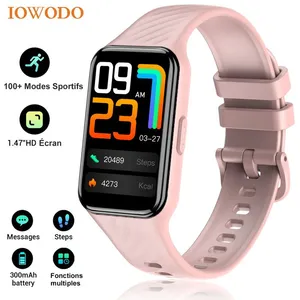 Montre Sport IOWODO R1 Bracelet Connecté pour la Forme au Quotidien Trackers d'Activité Calories Podometre Sommeil Etanche