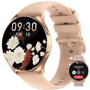 Blackview Montre Connectée Femme avec Appel Bluetooth 5.3 IP68/SpO2/Fréquence Cardiaque/Sommeil/Podomè pour iOS Android OrVendu parcdiscount