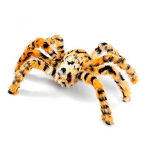 Peluche araignée Jaune/Noir 50cm Décoration d'Halloween pas cher