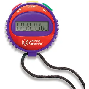 Chronomètre Enfant Learning Resources - 3 Boutons Colorés - Affichage Numérique - Dès 5 Ans