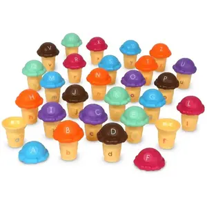 Learning Resources Mini Cônes glaces lettres pas cher
