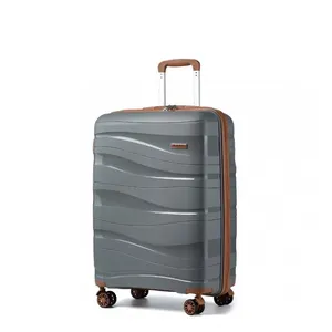 KONO Valise Bagage Cabine 55x40x20cm Rigide Polypropylène 39L Valise de Voy... pas cher