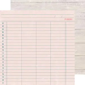 Heidi Swapp Set Sail Papier imprimé Ledger PeachVendu parscrapmalin
