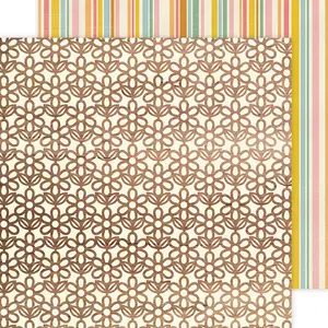 American Crafts Flower Child Papier imprimé Wood You RatherVendu parscrapmalin