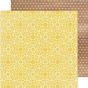 American Crafts Flower Child Papier imprimé Grandmas WallpaperVendu parscrapmalin