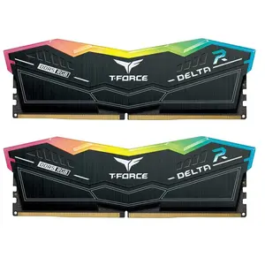 Comparateur de prix : TEAMGROUP T-Force Delta Mémoire PC 32Go (2x16Go) DDR5 7200MHz Noir CL42 Noir