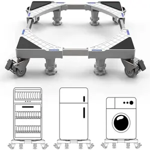 DEWEL Support de machine à laver avec 4 Roues Base de Réfrigérateur de... pas cher