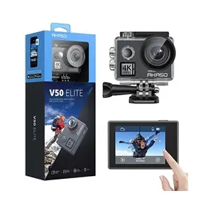 Akaso Caméra Sport V50 Elite SE 4K 60FPS écran tactile WIFI étanche 13...