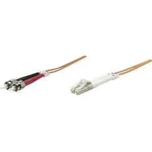 Comparateur de prix : Ic intracom Intellinet 2m LC/ST, 50/125um câble de fibre optique OM2 Orange