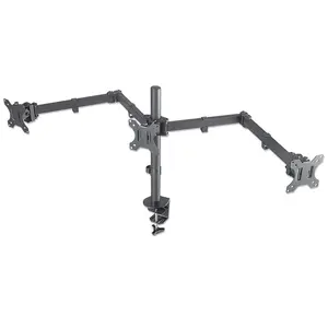 Manhattan 461658 support d'écran plat pour bureau 68,6 cm (27") Noir pas cher