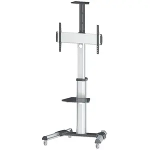 Comparateur de prix : Manhattan 461245 support d'écran plat pour bureau 177,8 cm (70") Noir, Argent Sol 461245