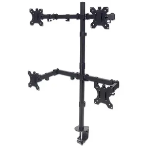 Comparateur de prix : Manhattan 461566 support d'écran plat pour bureau 81,3 cm (32") Noir