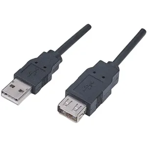 Comparateur de prix : Manhattan 338653 câble USB 1,8 m USB 2.0 USB A Noir