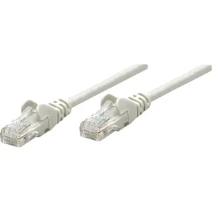 Comparateur de prix : 318228 RJ45 Câble réseau, câble patch cat 5e u/utp 0.50 m gris 1 pc(s) Y261411 - Intellinet