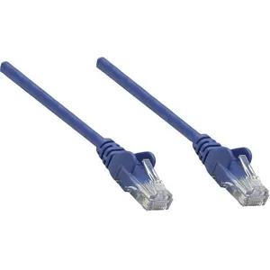 Comparateur de prix : Intellinet 350723 câble de réseau 0,5 m Cat6a S/FTP (S-STP) Bleu (NETWORK