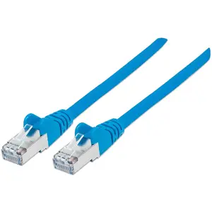 Comparateur de prix : Intellinet Network Patch Cable, Cat6A, 7.5m, Blue, Copper, S/FTP, LSOH...