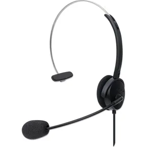 Micro-casque MANHATTAN Mono intra-auriculaire- Léger - USB-A