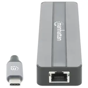 Comparateur de prix : MANHATTAN Station d'accueil 7 en 1 USB C mâle vers HDMI femelle 4K30Hz...