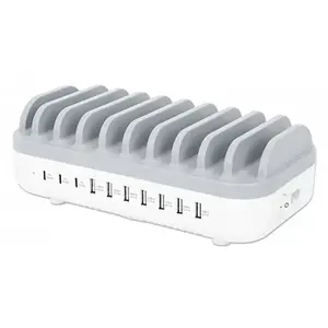 Comparateur de prix : Manhattan Chargeur Mural Usb-a Et Usb-c 180856 10 Ports 120w