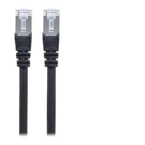 Comparateur de prix : Intellinet 735209 Câble Réseau, RJ45 Connecteur Mâle, Cat 6 SFTP 100% Cuivre, Noir, 0,5 m